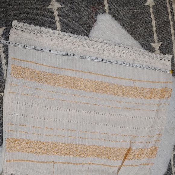 BOHO Embroidered Crochet Top M - Picture 10 of 11